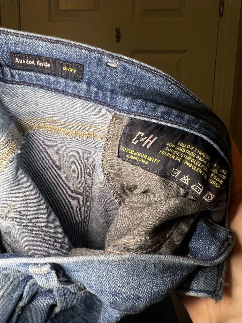 Citizens Of Humanity Avedon Ankle Skinny Jeans - Blue - Picture 4 of 7